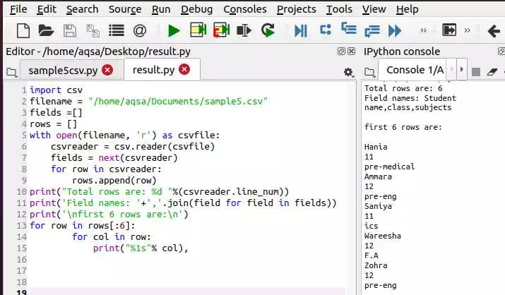 Запись CSV-файлов в Python