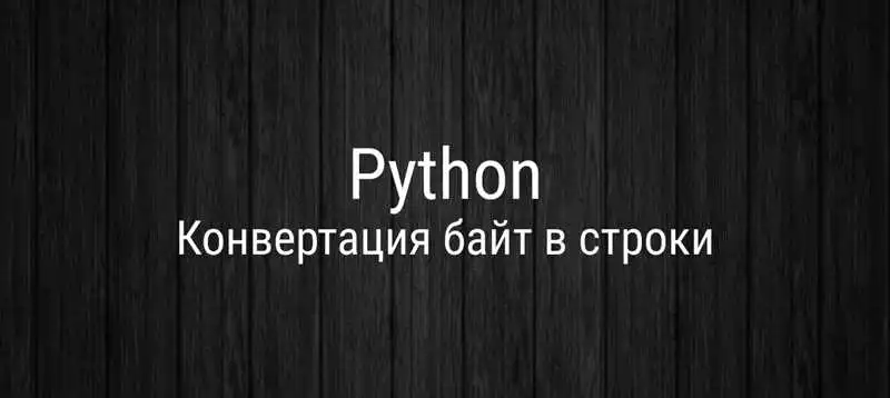 Типы данных и переменные в Python