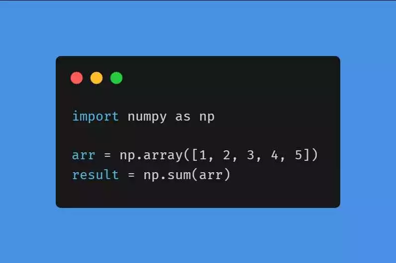 2. Использование библиотеки NumPy