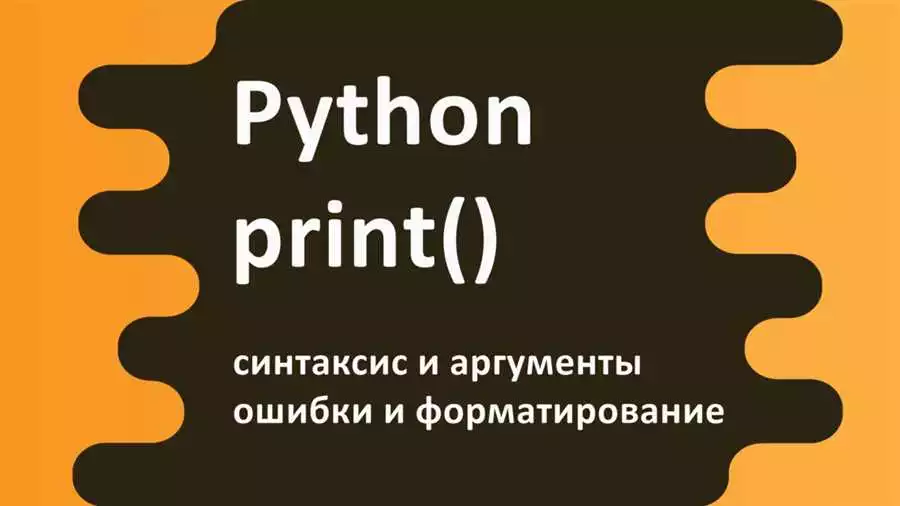 Python синтаксис простой способ работы с вводом и выводом данных