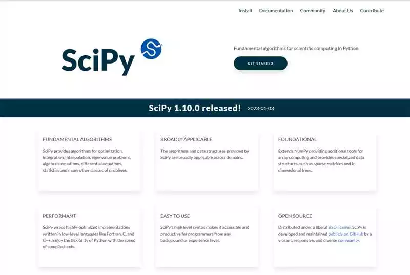 SciPy: научные вычисления и анализ данных на Python