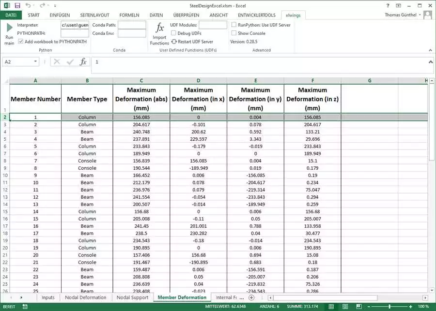 Методы работы с Excel файлами