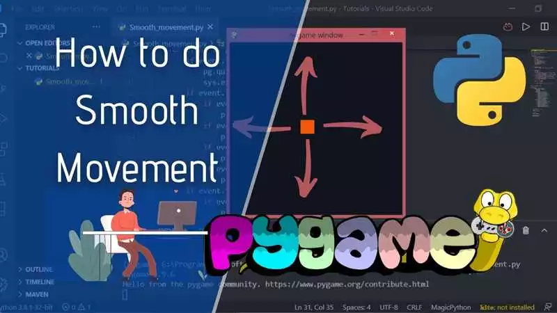 Создание анимации на Python с помощью Pygame